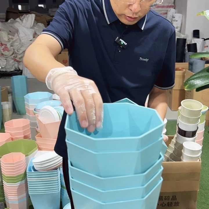 FCC155口15高16蓝色无托6只