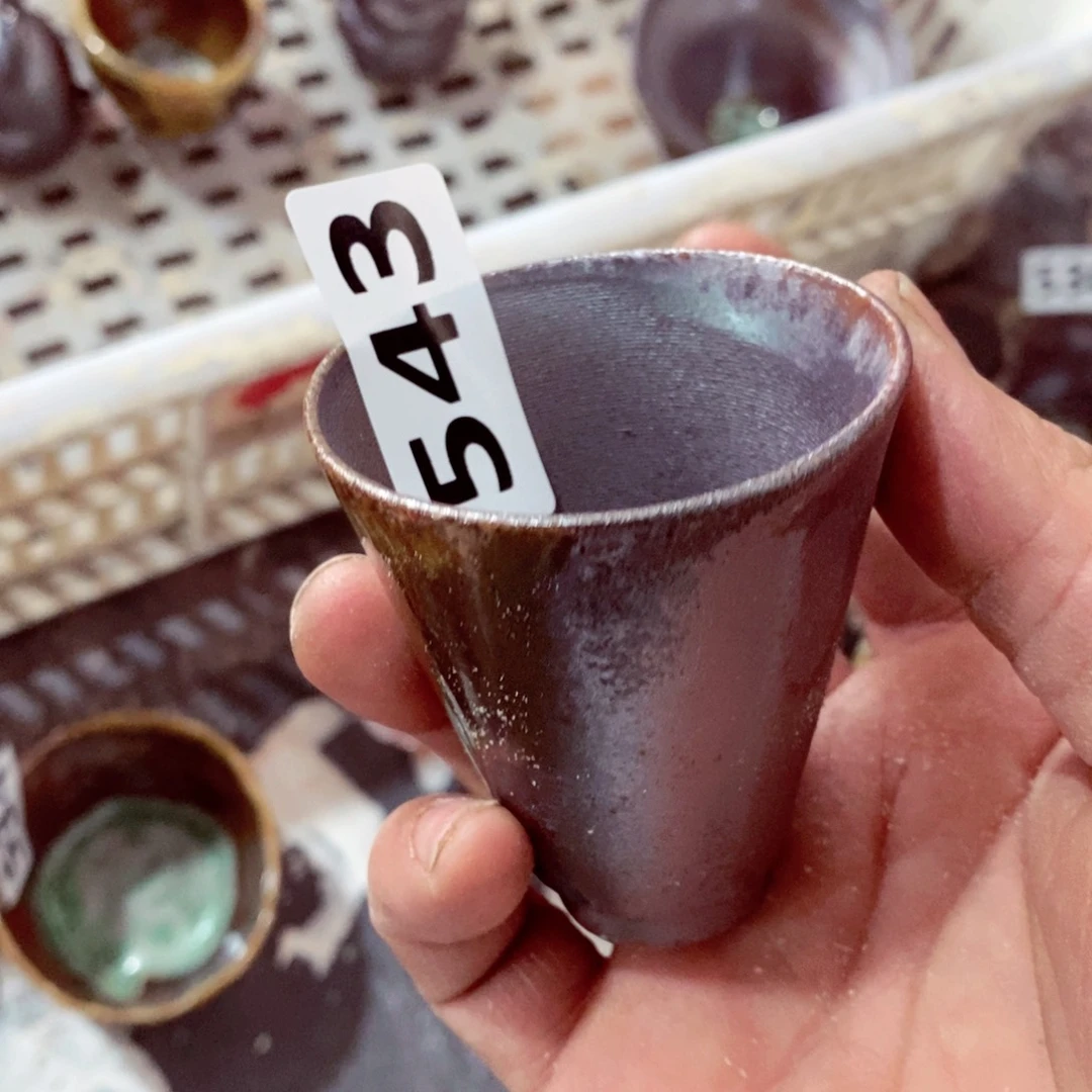 柴烧茶具陶瓷杯哦