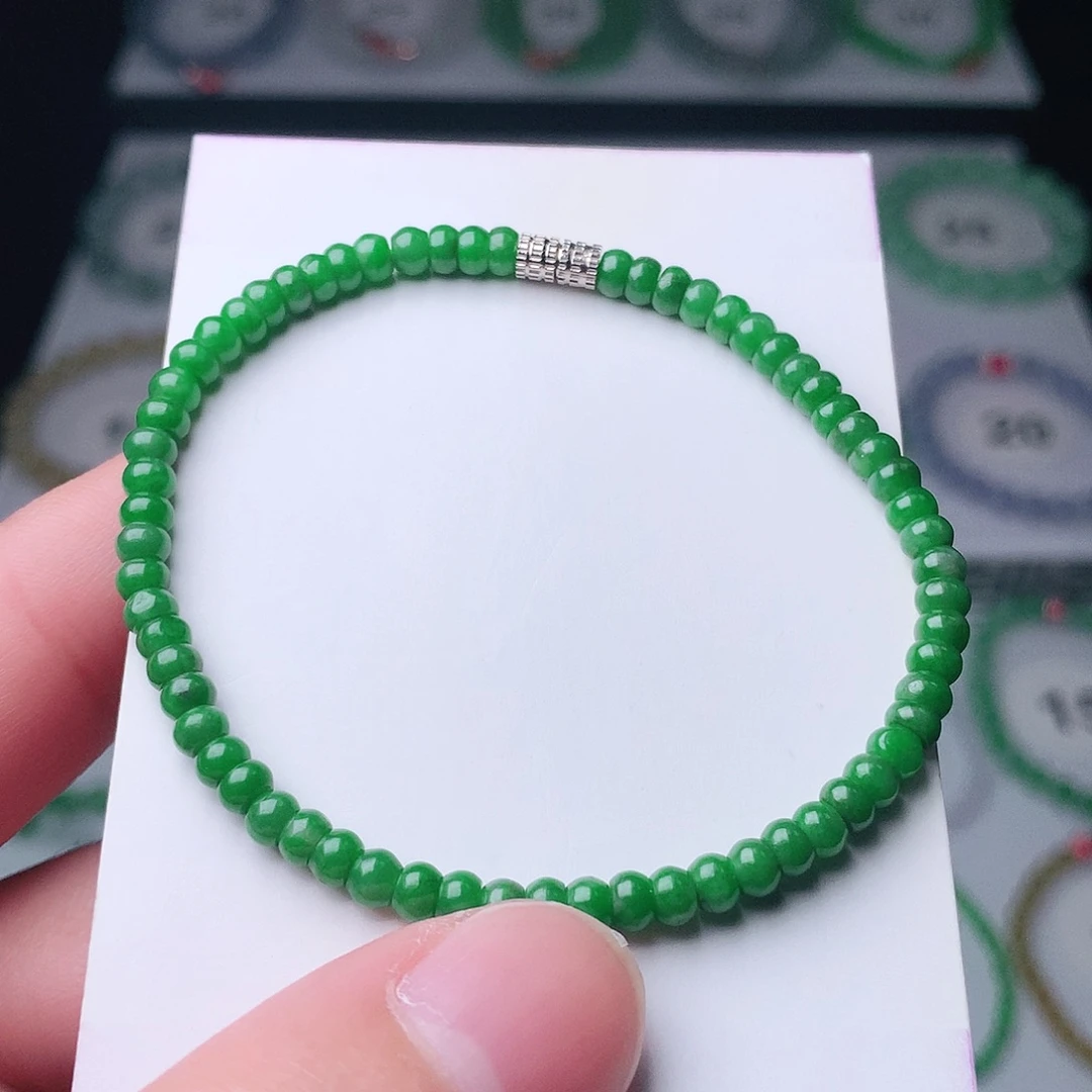爱***吴翡翠未镶嵌手链翡翠
