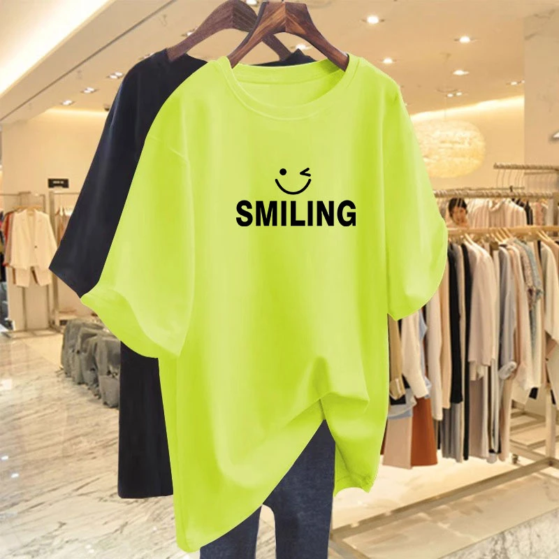 纯棉短袖t恤女2026新款爆款宽松设计感显瘦半袖体恤夏季字母上衣