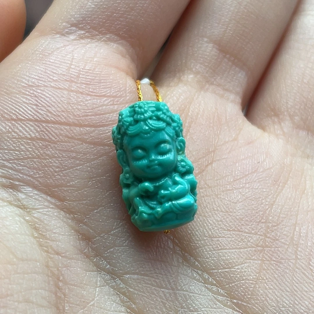 绿松石未镶嵌颈饰