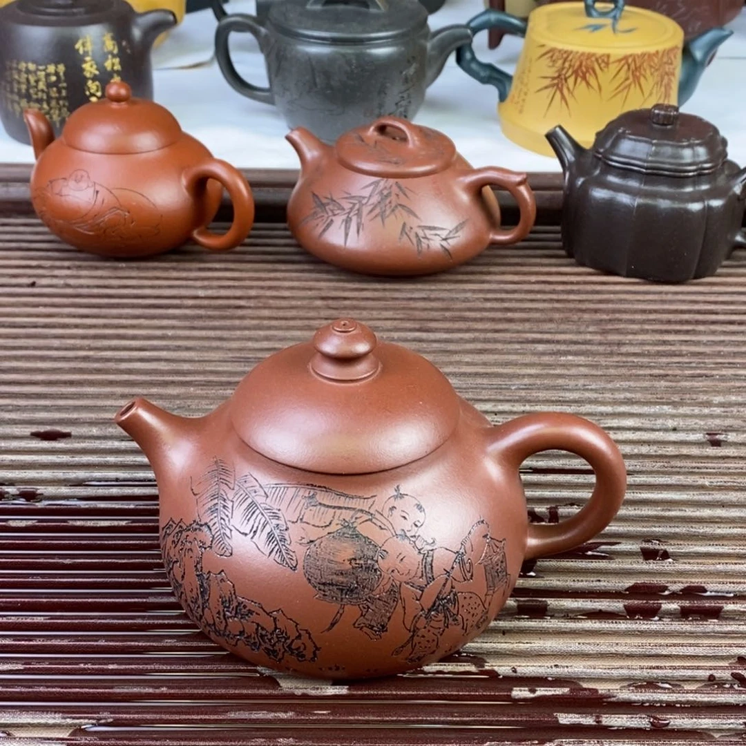 茶壶紫砂白13 匏瓜