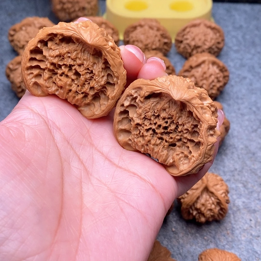 文玩核桃把件精品聚宝盆47+全品