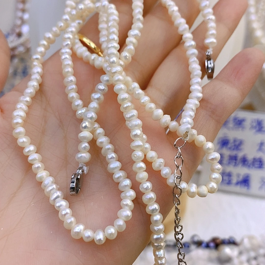 淡水珍珠钛钢颈饰