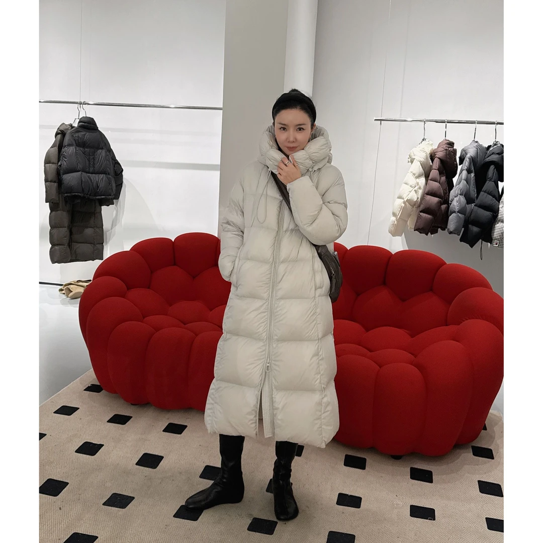 鑫燃KIKI 90鸭绒泡芙长款羽绒服 9588 OBQ