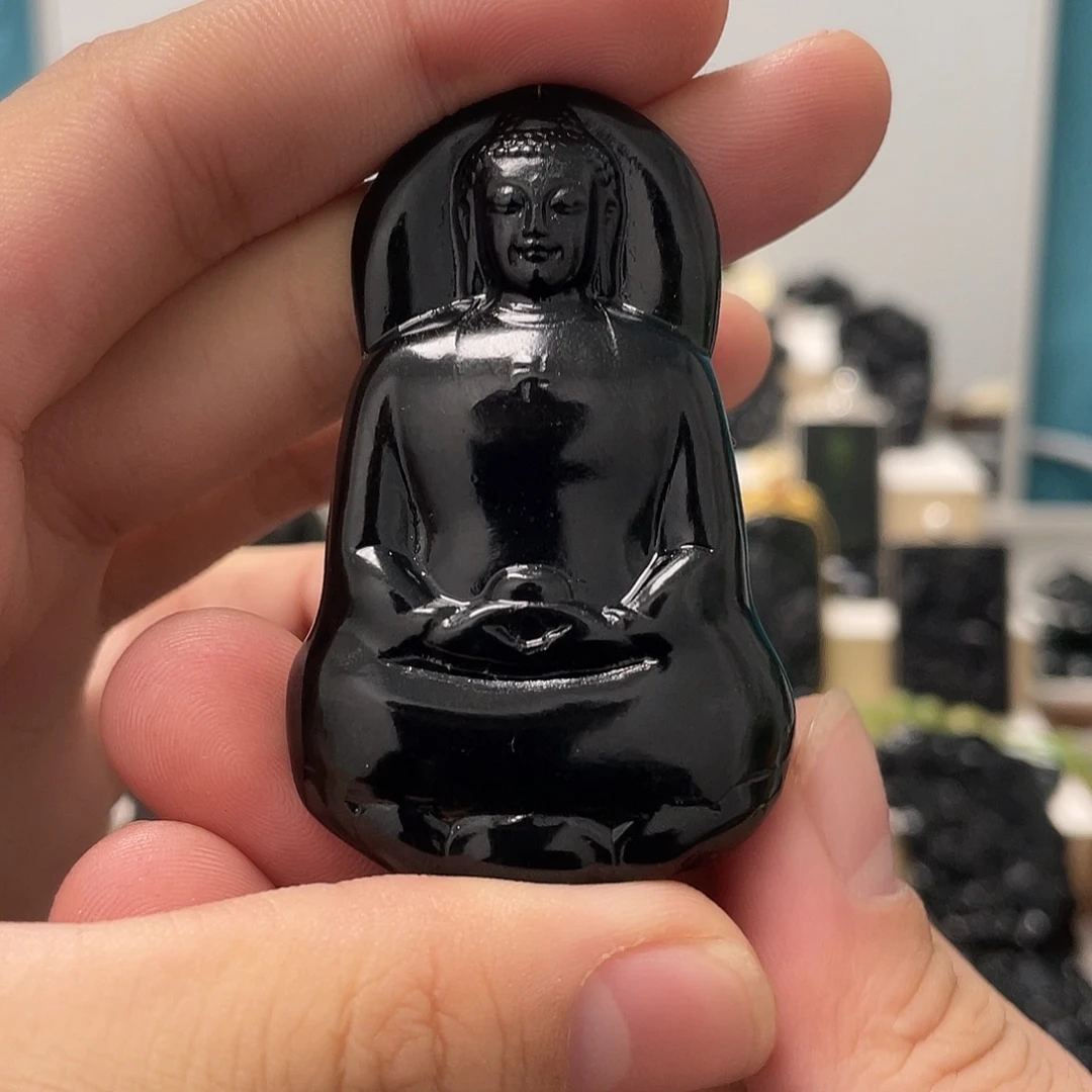 遇***方蛇纹石玉未镶嵌吊坠