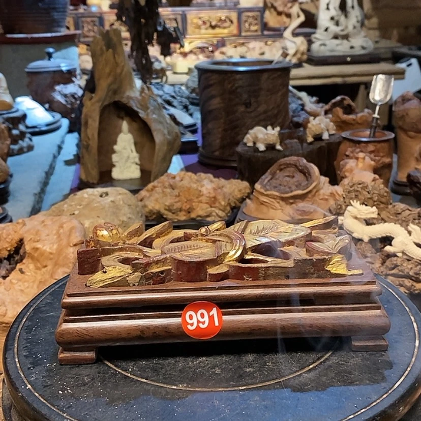 【闪购商品】991号老物件八宝香炉工艺