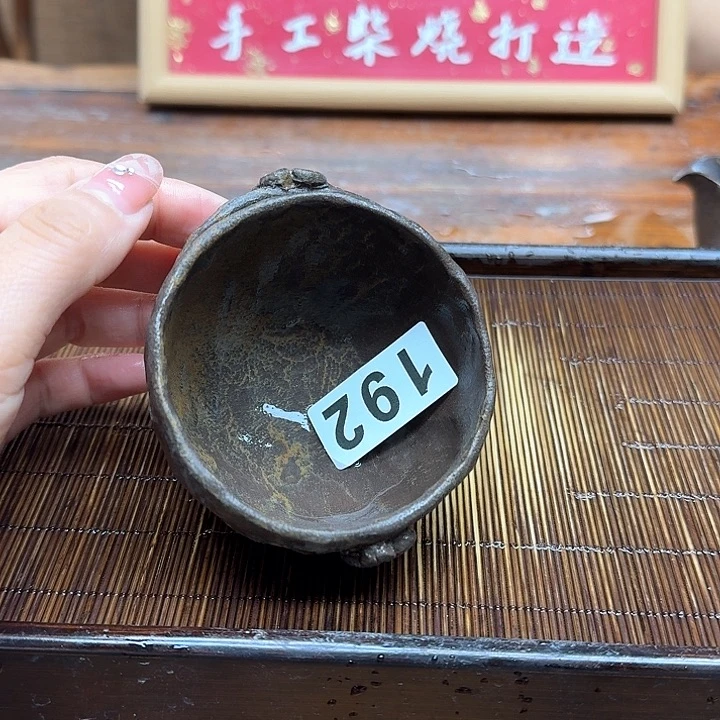 纯手工制作粗陶茶具