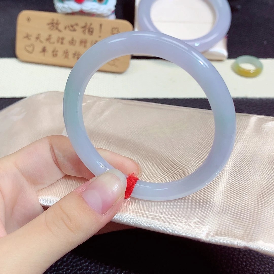 翡翠未镶嵌手镯1214