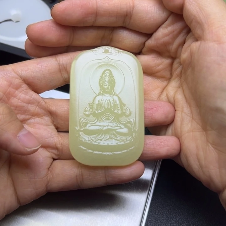 精品高货观音吊坠