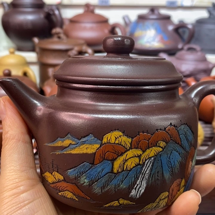 茶壶紫砂微瑕处理一把