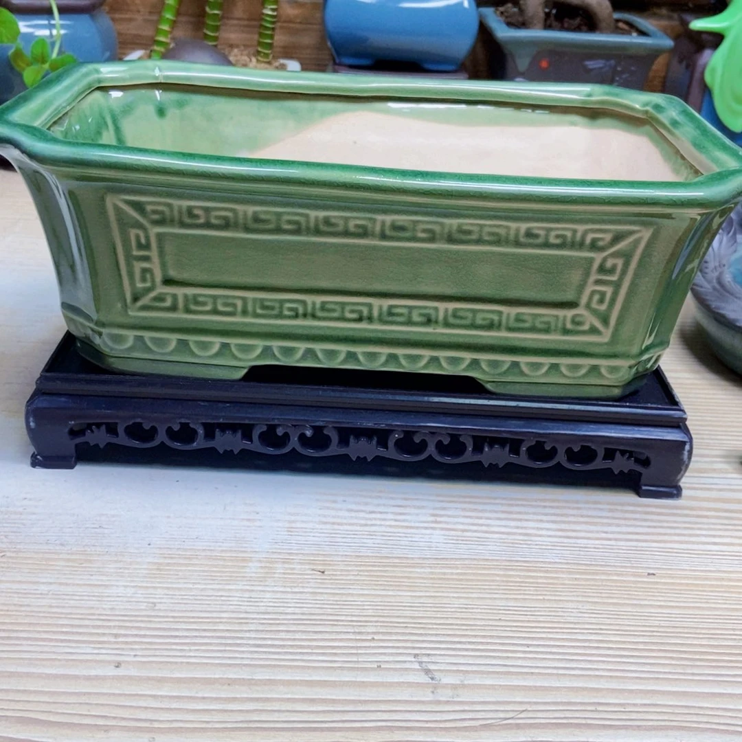 瓷片陶瓷花盆陶瓷艺术