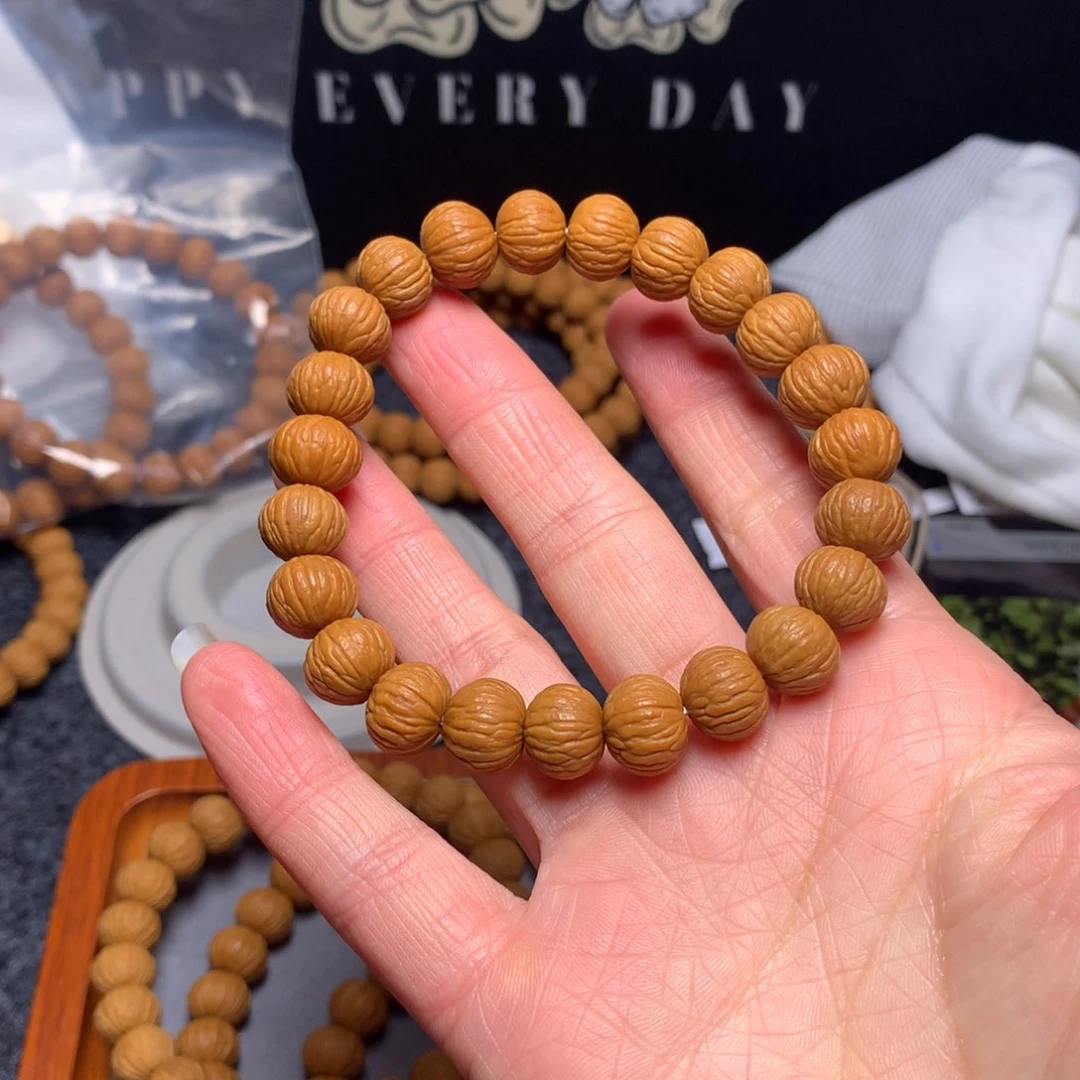 猴头核桃手串喜*11➕瑕疵品精修凤羽，不退不换