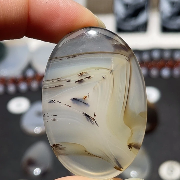 玛瑙/玉髓未镶嵌吊坠(不含链)