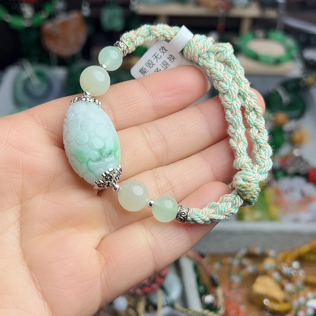 翡翠未镶嵌手链99