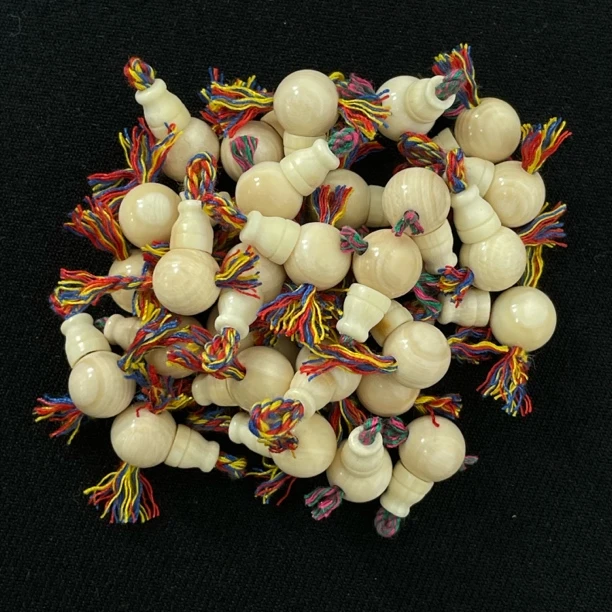 P337 圆珠分体三通 只做天然猛犸牙 尺寸约直径8*高度14mm