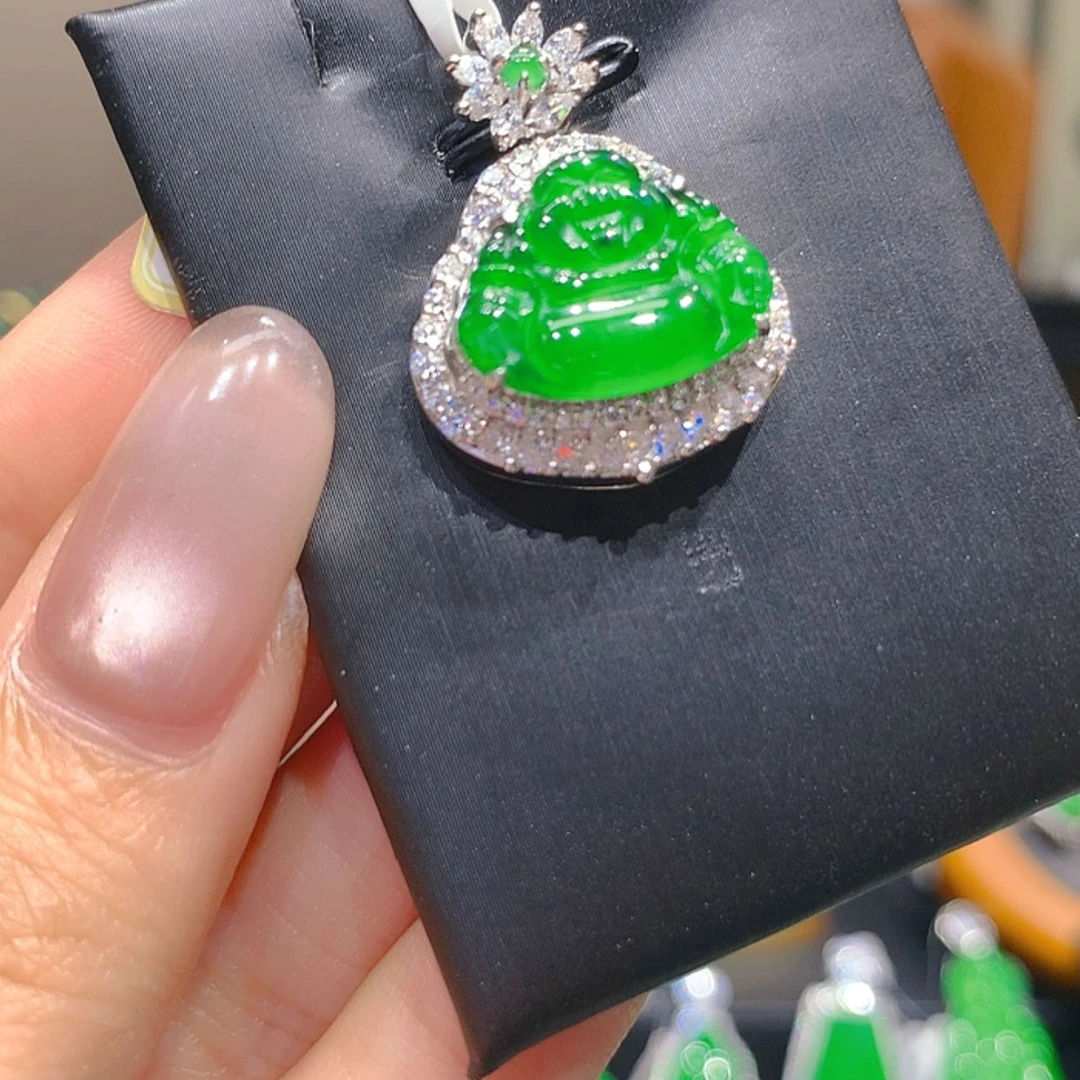 【闪购商品】翡翠未镶嵌颈饰6柒姐