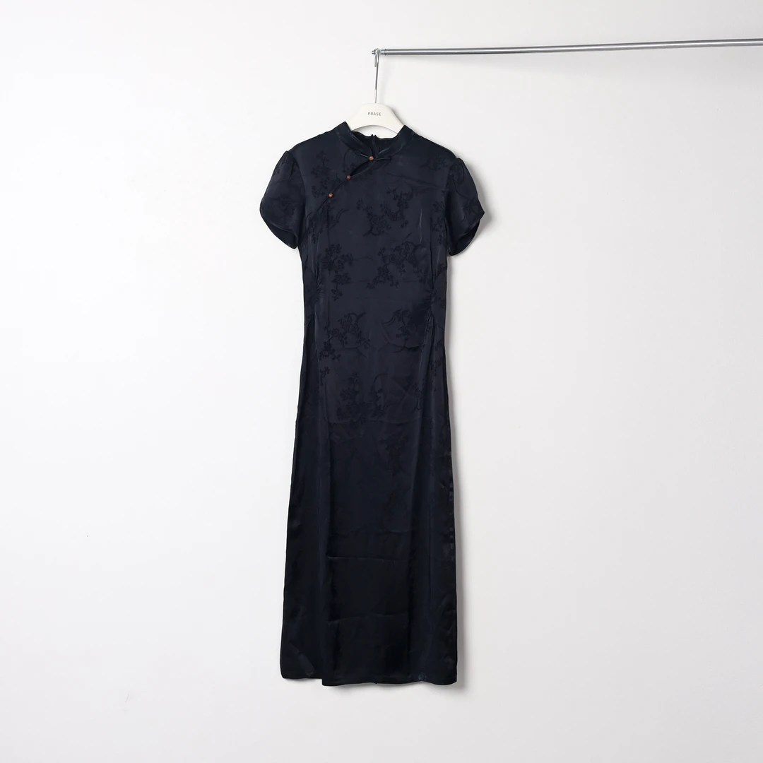PRASE·噜【东方美】微胖轻奢设计款夏新中式气质复古旗袍PR506B112