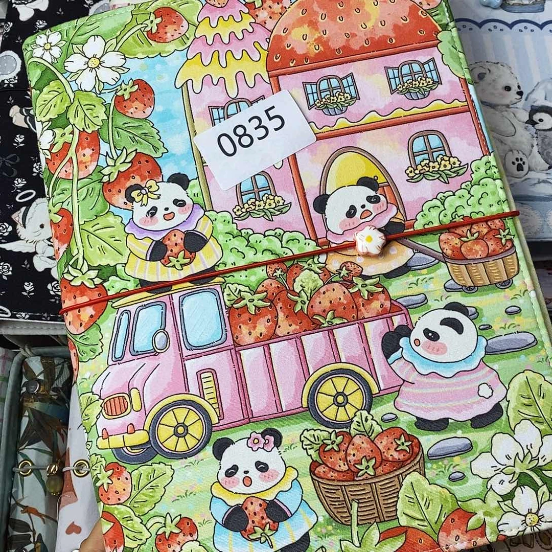 织绣B5活页送纸0835