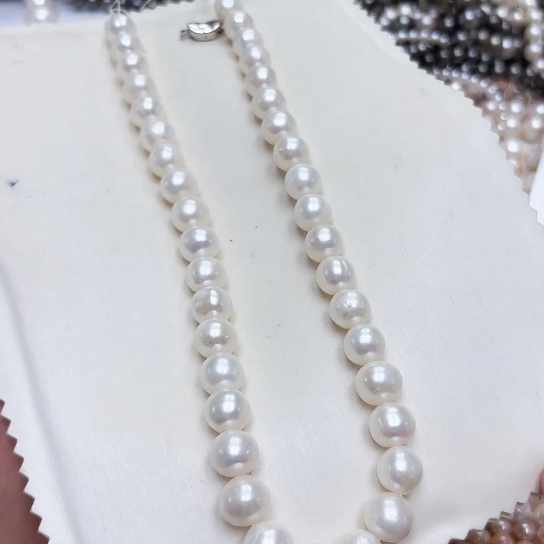 颈饰未镶嵌淡水珍珠10-12内 无核