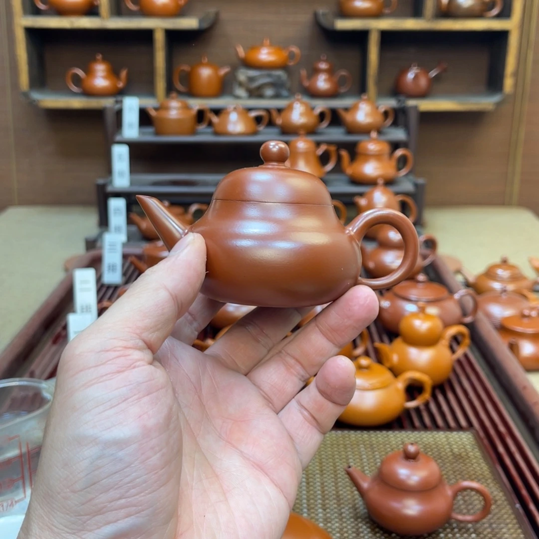 朱泥茶壶直梨100-120cc