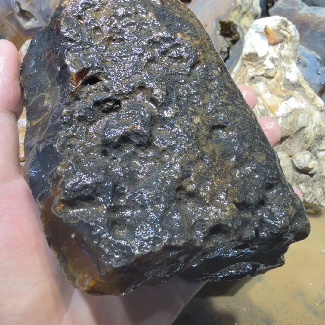 未镶嵌玛瑙/玉髓珠宝半成品