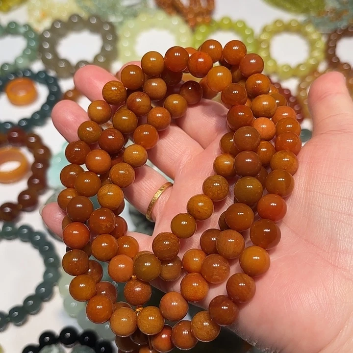 蛇纹石玉未镶嵌手串