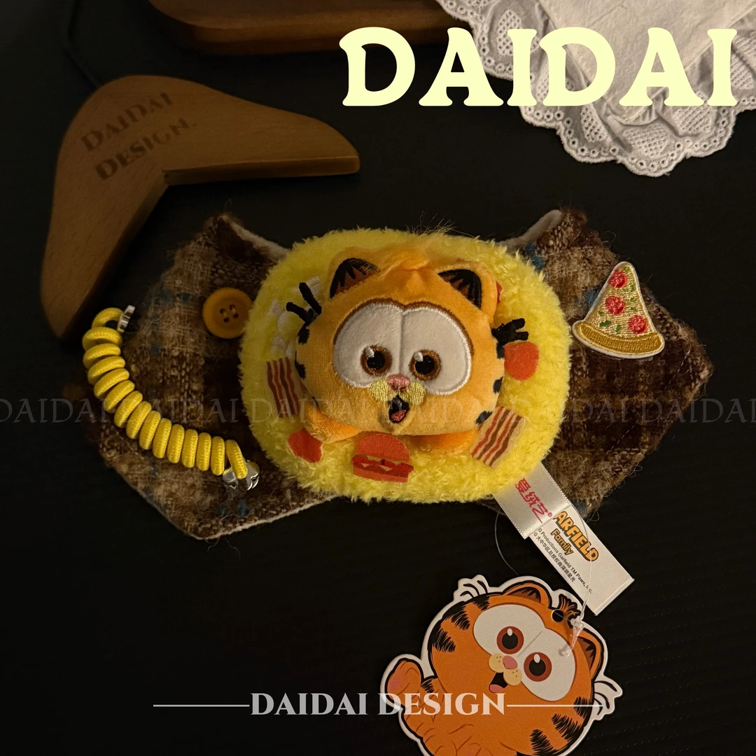 【DAIDAI·原创】呆呆家原创宠物口水巾|“叽里咕噜加菲猫”