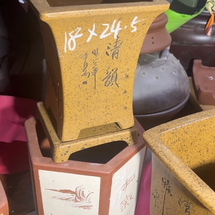 紫砂花盆紫砂花盆