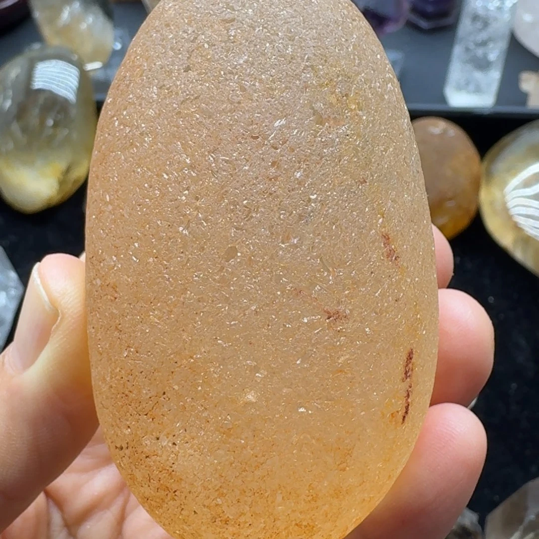 柴***堡石材东海水晶手握福利