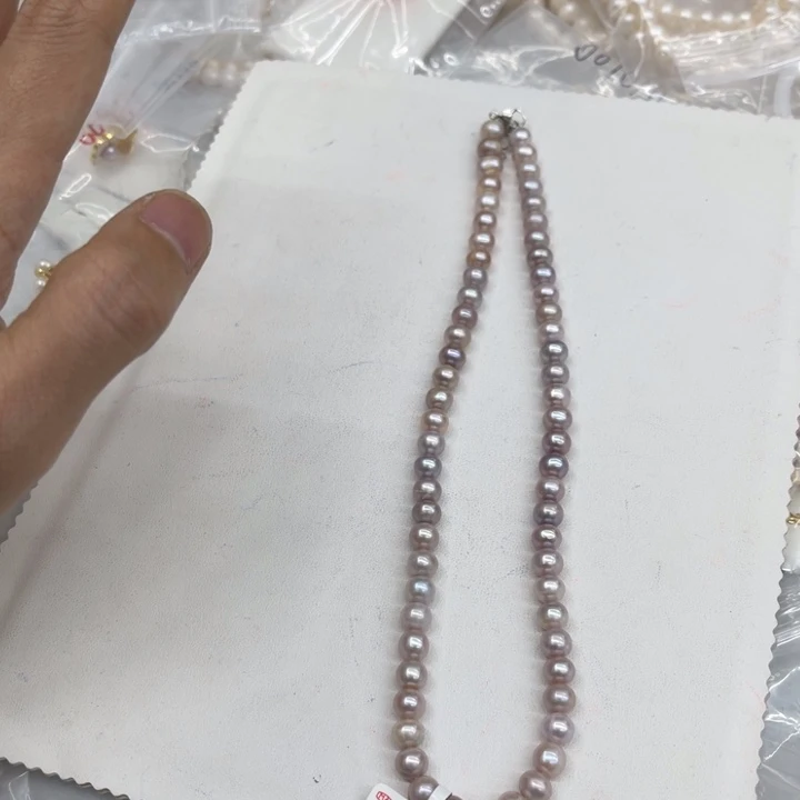 淡水珍珠未镶嵌颈饰00735