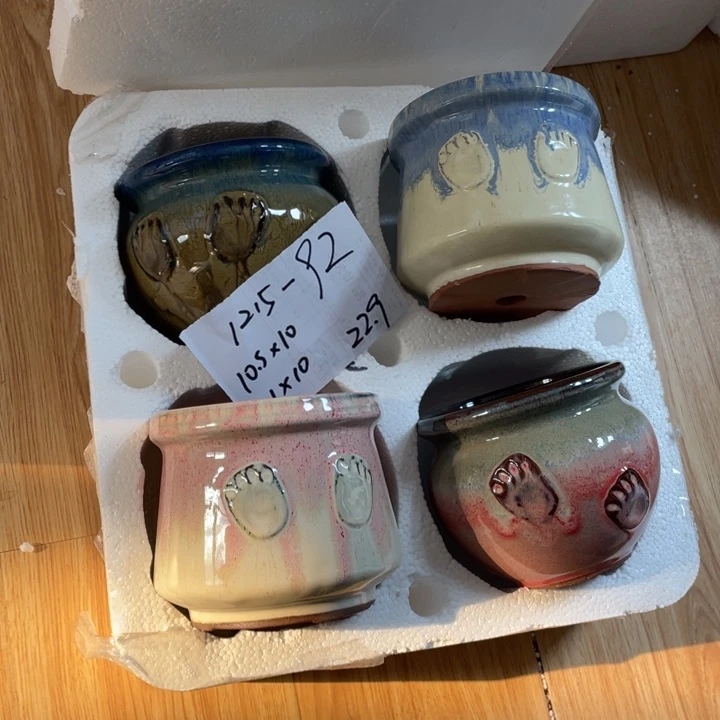 粗陶多肉花盆微瑕92