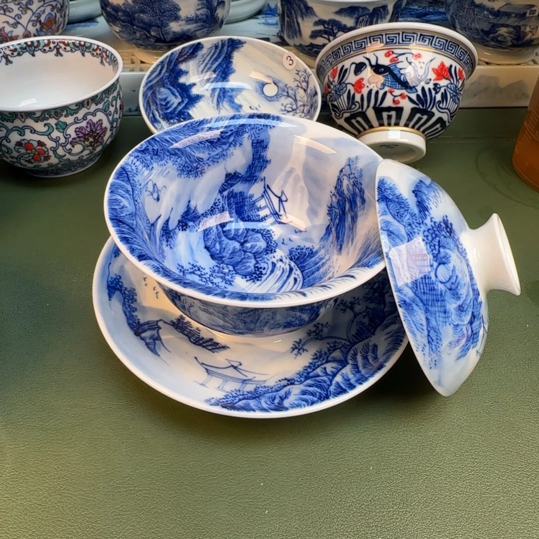 纯手工纯手绘茶具石头62