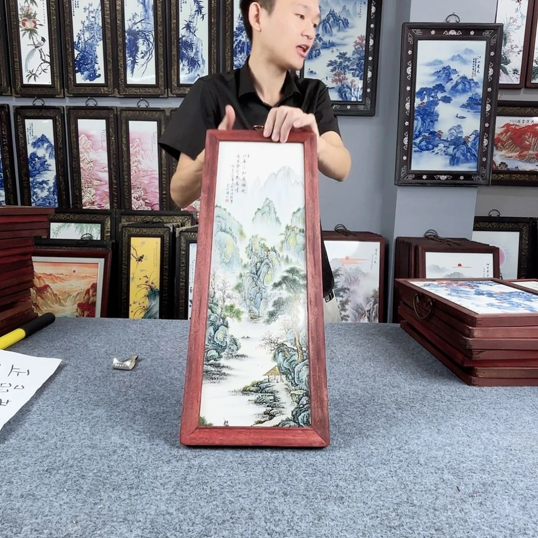 摆件景德镇陶瓷瓷板画