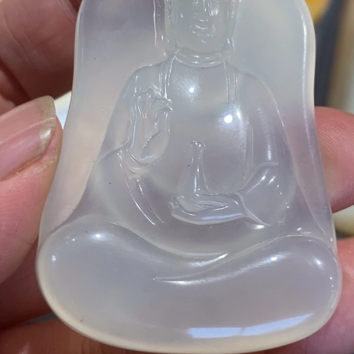 石英质玉（黄龙玉）未镶嵌挂件