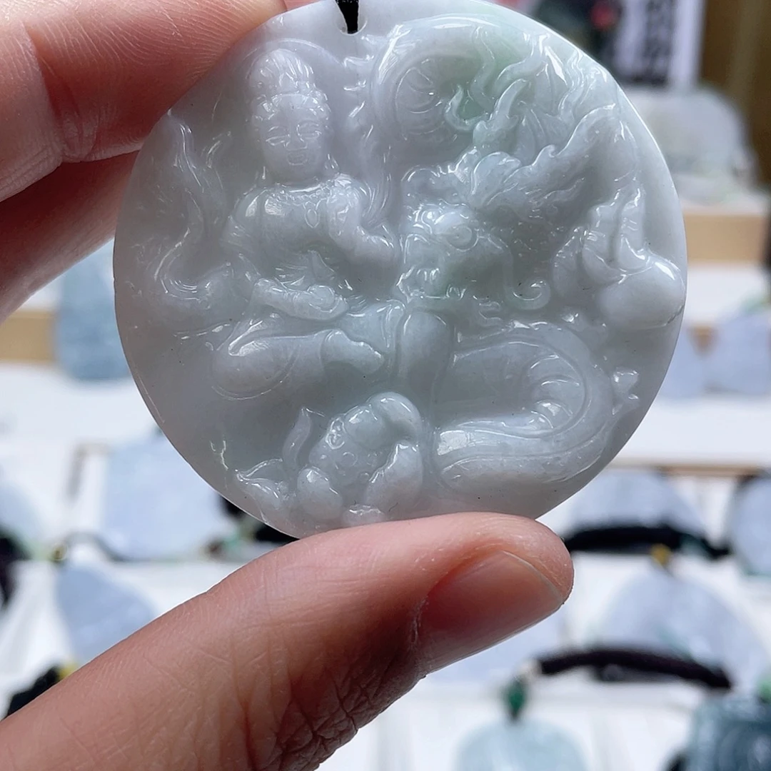 翡翠颈饰未镶嵌0356挂件