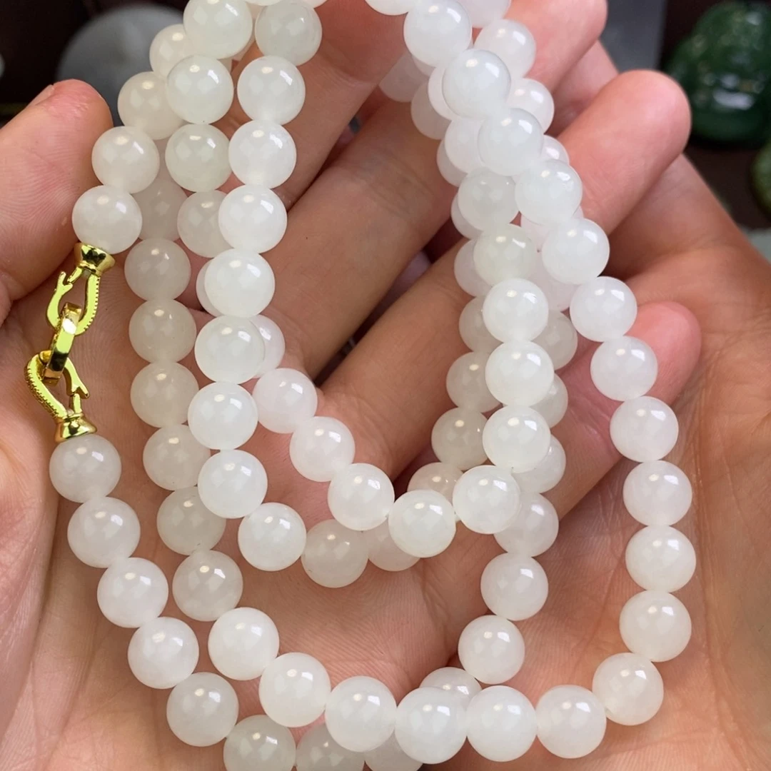 和田玉颈饰未镶嵌