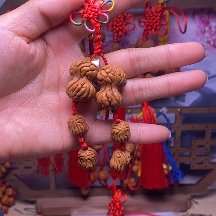 吊坠桃核龙纹桃枭