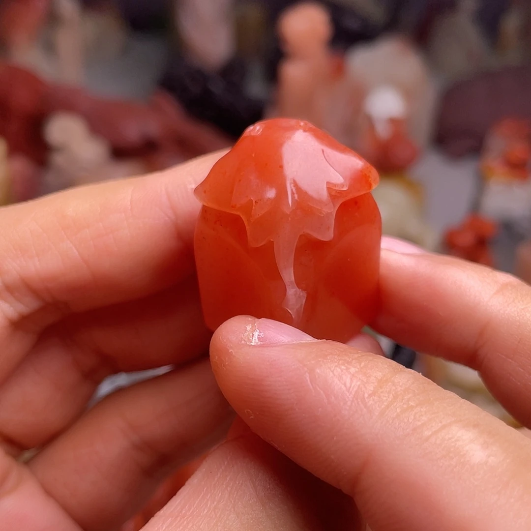 老挝石雅玩瑶鱼印章