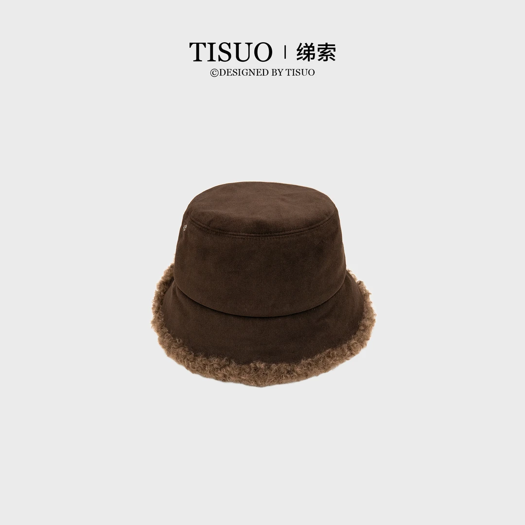 TISUO/绨索日系可调节拼接加厚盆帽TS582377