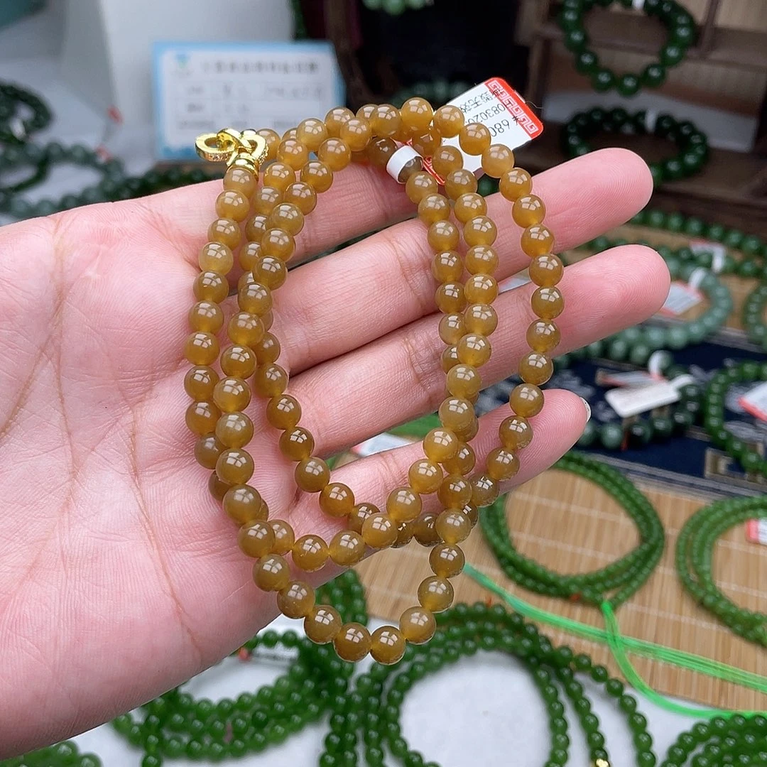 和田玉未镶嵌颈饰新疆料卡6