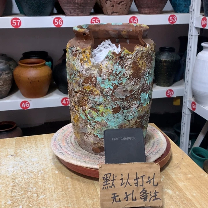 【闪购商品】粗糙盆默认打孔高24口14