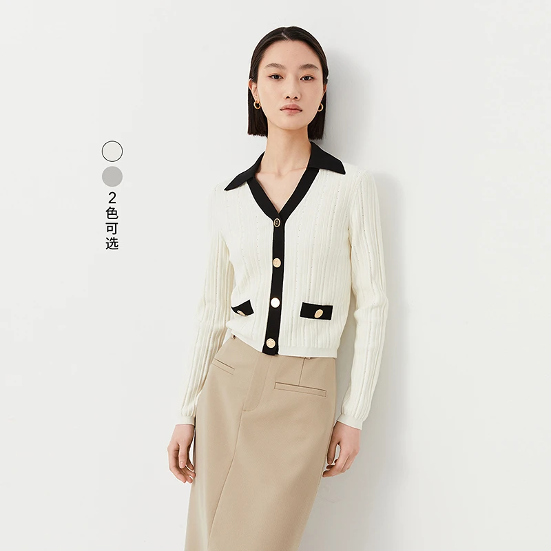 【商场同款】LILY2024春新款女装毛衫124120TK336