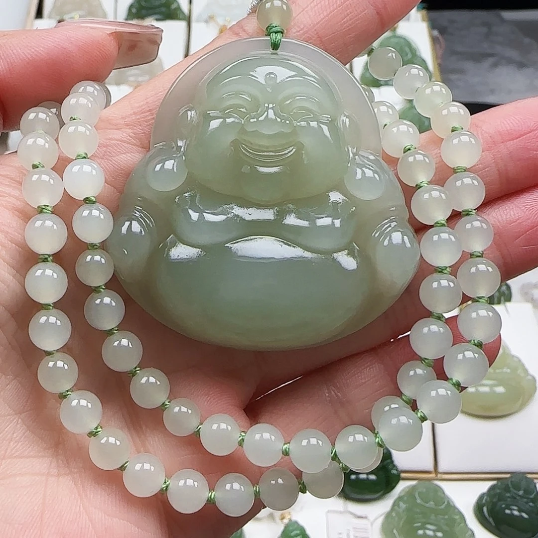 和田玉未镶嵌颈饰50