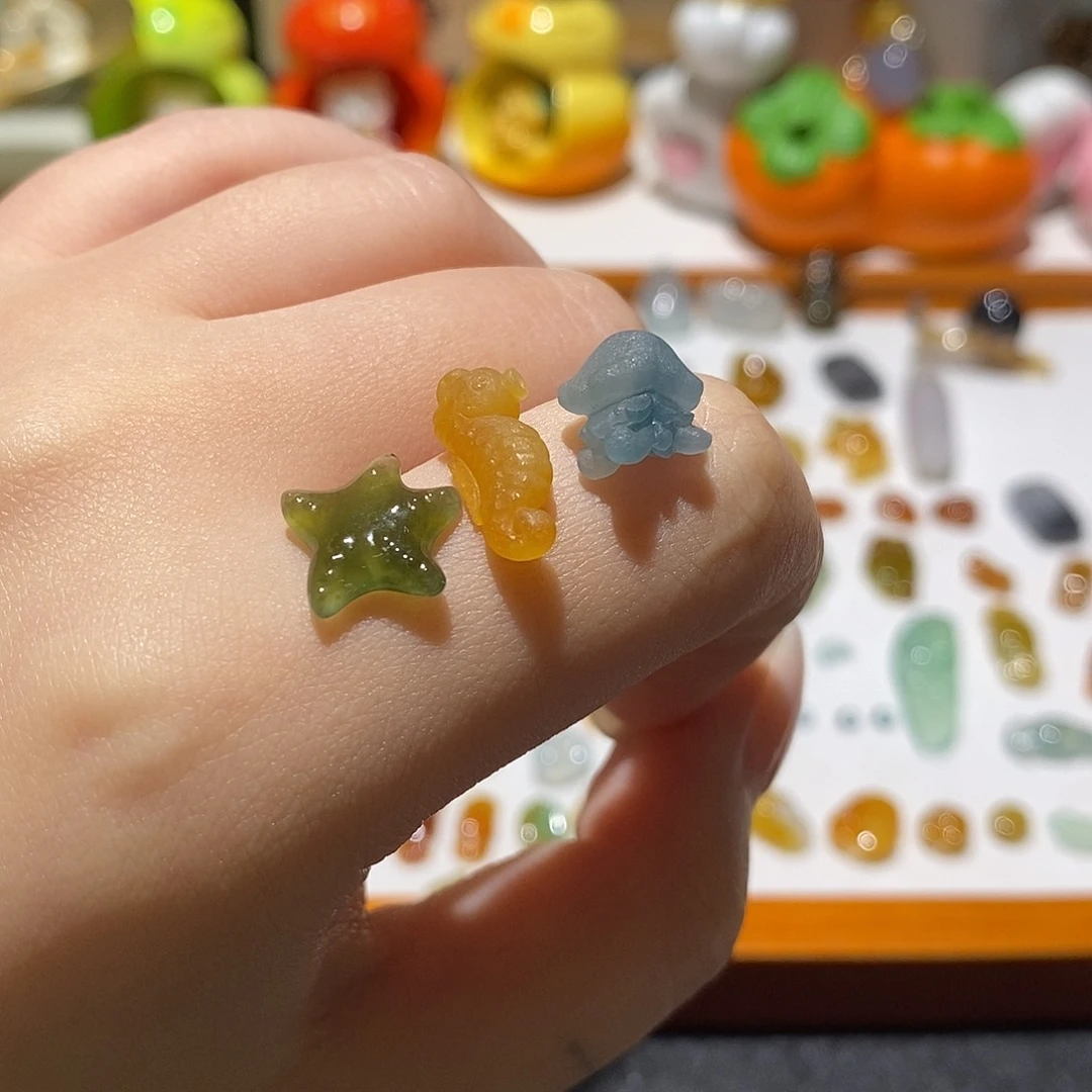 铃***开未镶嵌定制翡翠海鲜