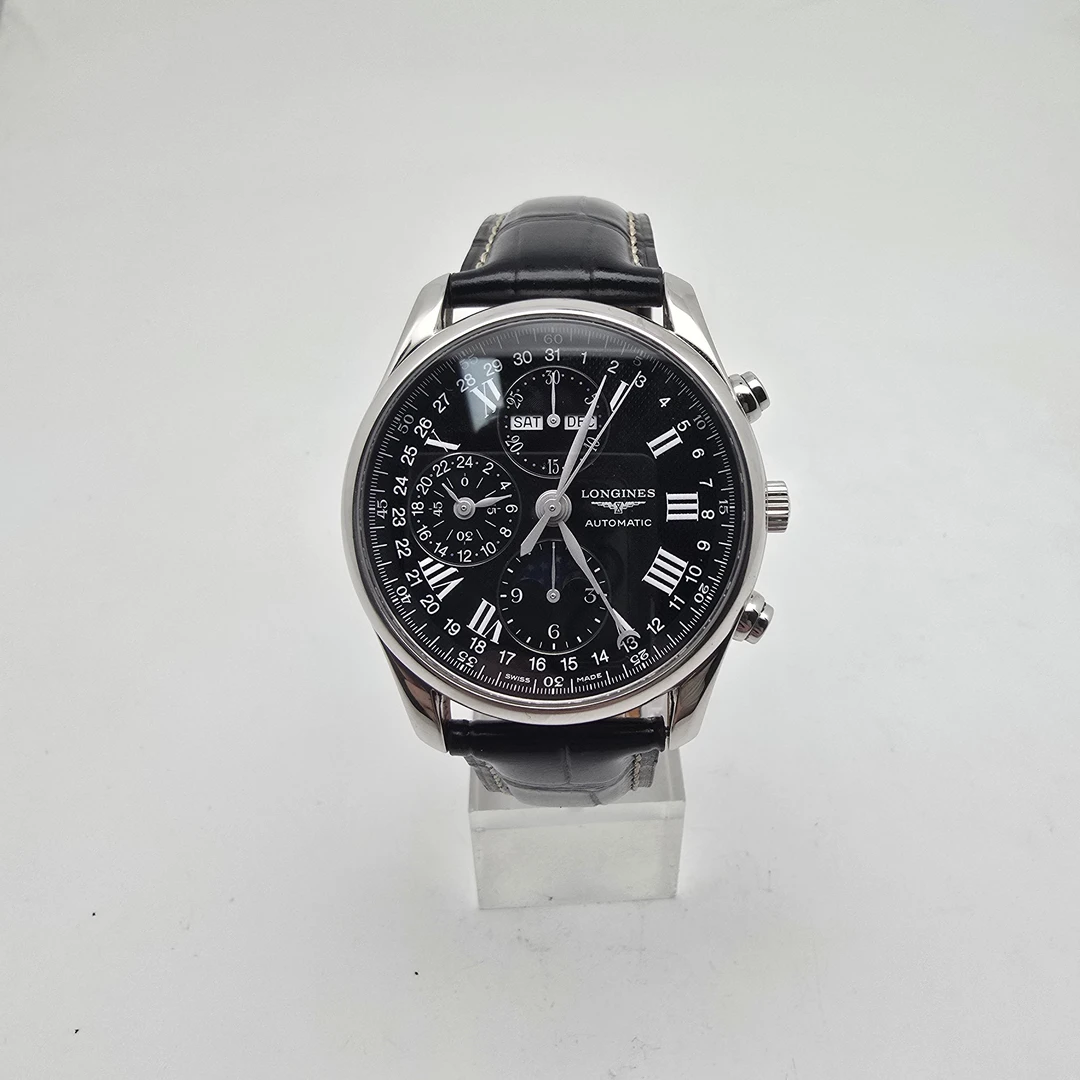95新 Longines/浪琴 浪琴名匠八针月相系列/表经40mm/单表