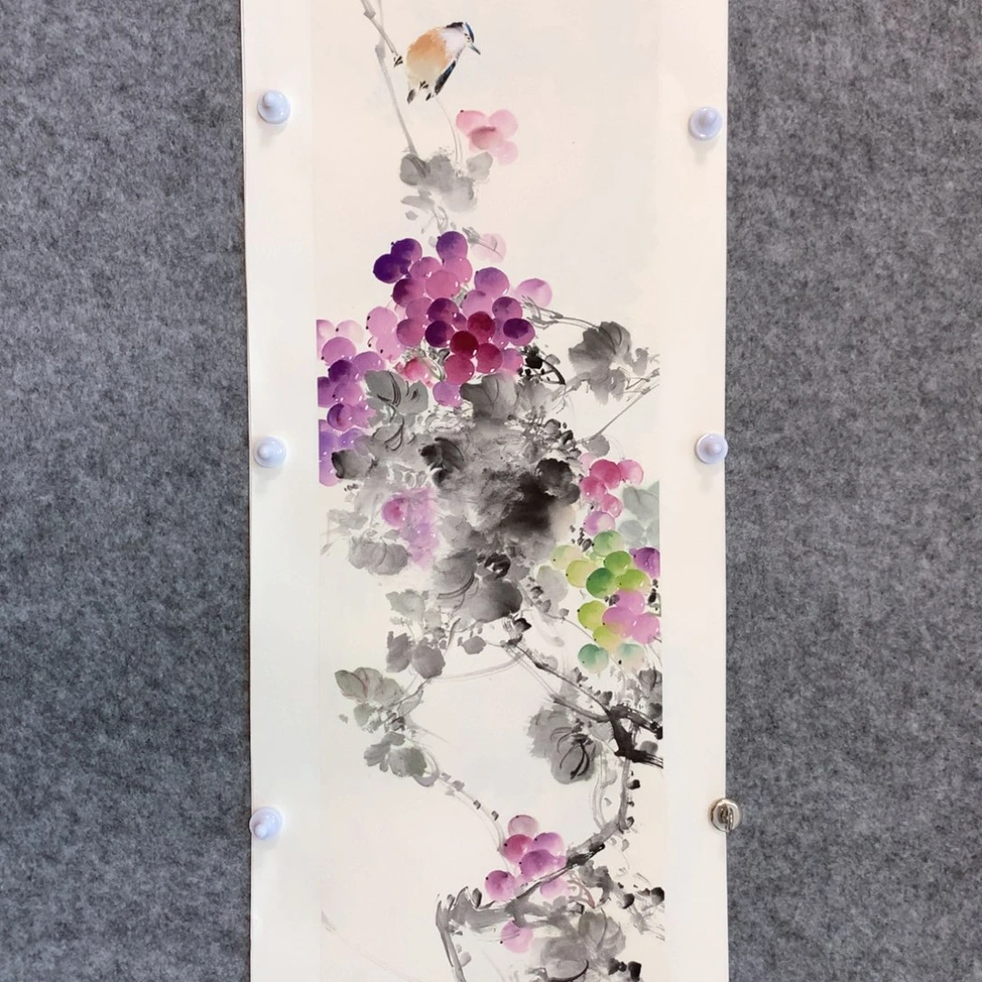 国画花鸟作品写意