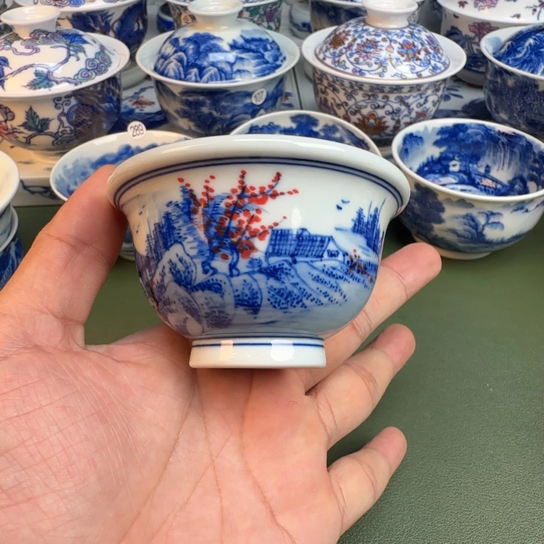 陶纯手工纯手绘茶具296