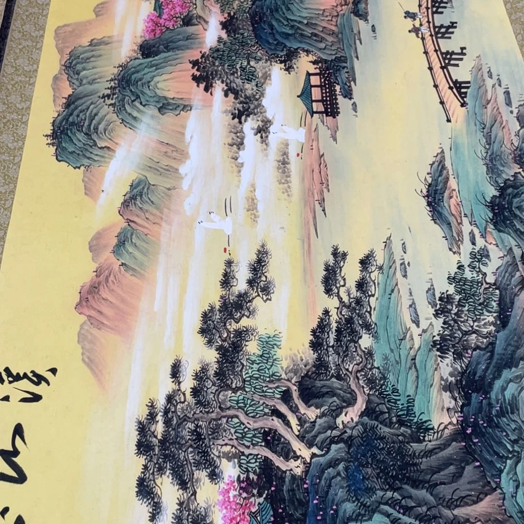 国画老师手笔手绘作品y