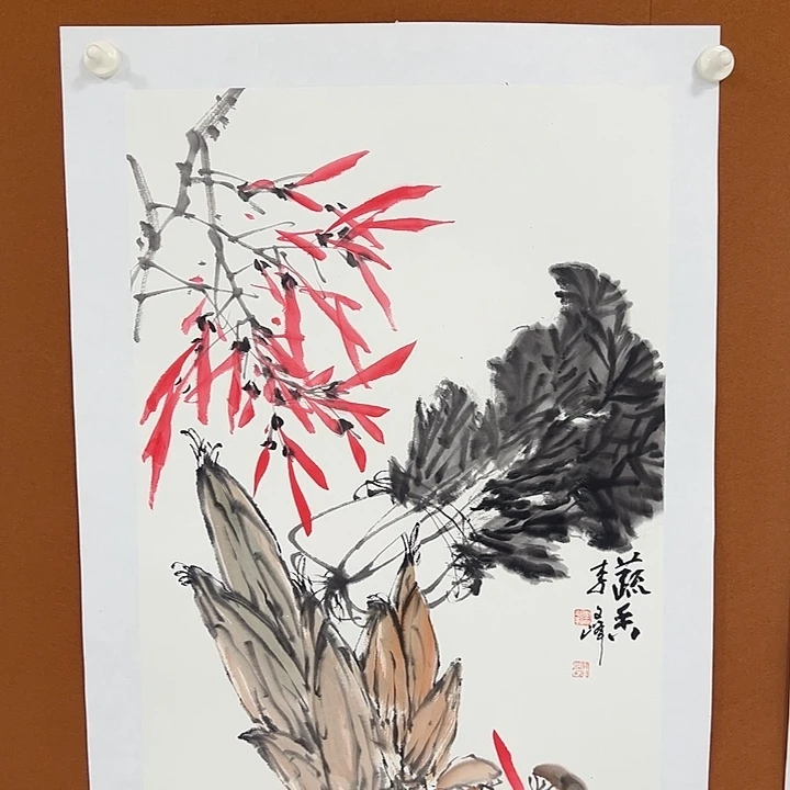 国画李文峰的画作